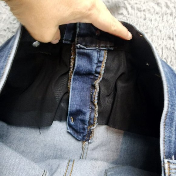 Lularoe Jeans Womens 30 Medium Wash Stretch Mid Rise Distressed Shaping Skinny - Picture 11 of 14